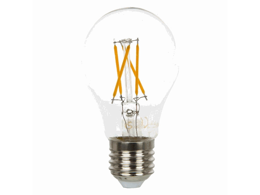 LED Bulb - 4W Cross Filament E27 A60 2700K Dimmable LUMEN: 320