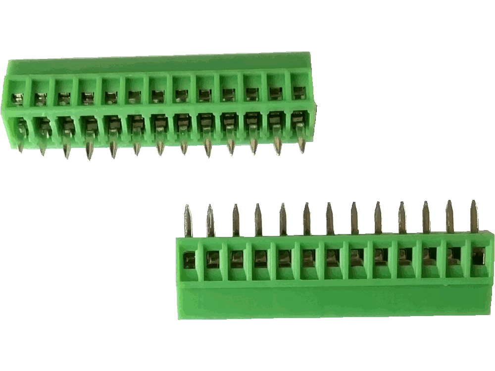 Morsettiera verticale 13 poli passo 2.54mm H=8.8mm per PCB