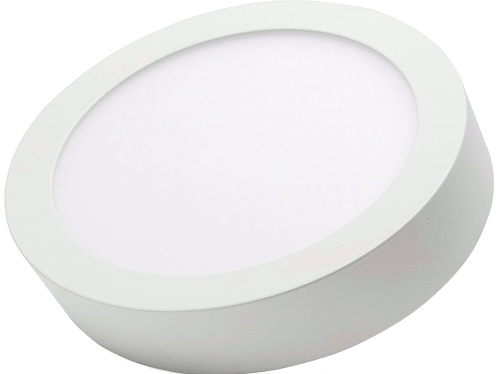 Plafoniera pannello bianca LED 24W 3000K rotondo 300mm