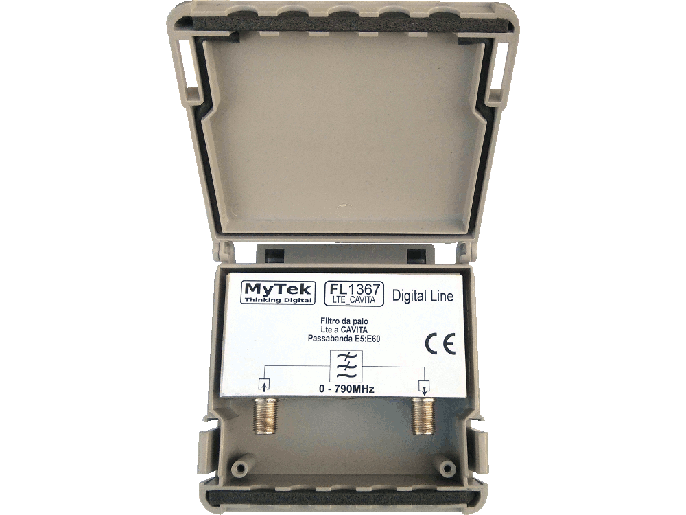 Cavity LTE mast mount filter - E5:E60