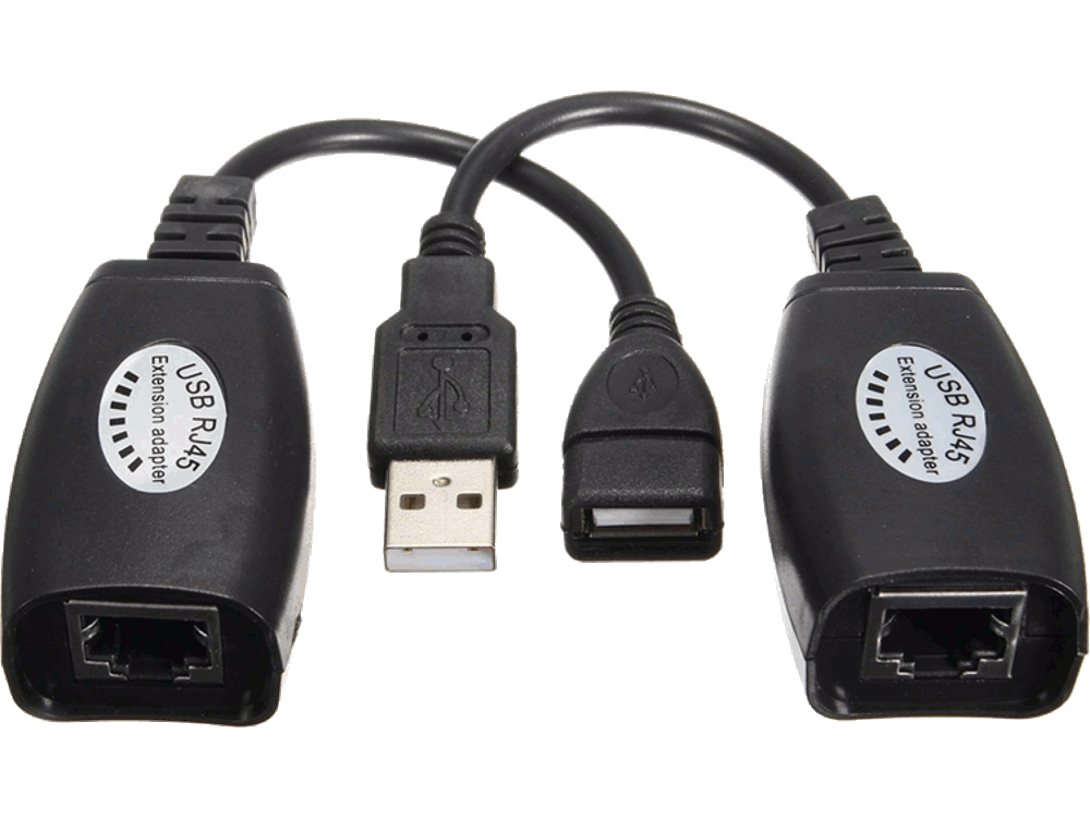 Estensore USB - CAVO Ethernet per una distanza massima di 45 metri