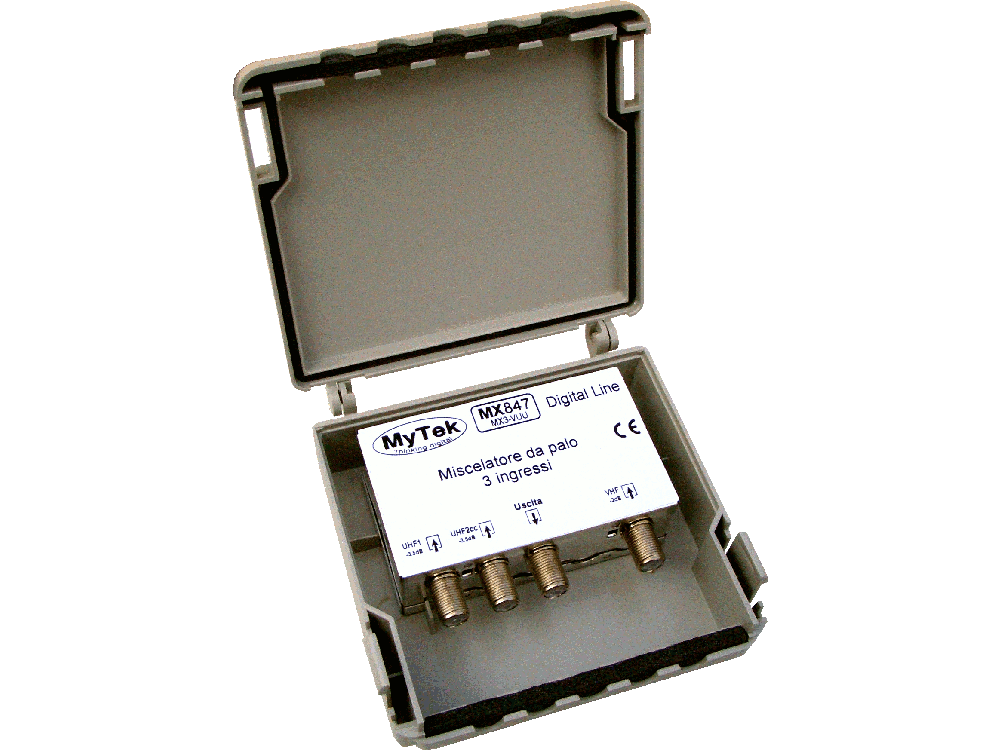 Miscelatore 3 ing. da palo III - UHFcc - UHFcc